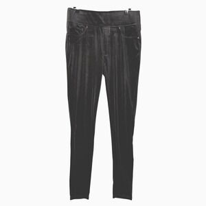Seven7 Pull On Velour Leggings Espresso Brown Women's Size M‎